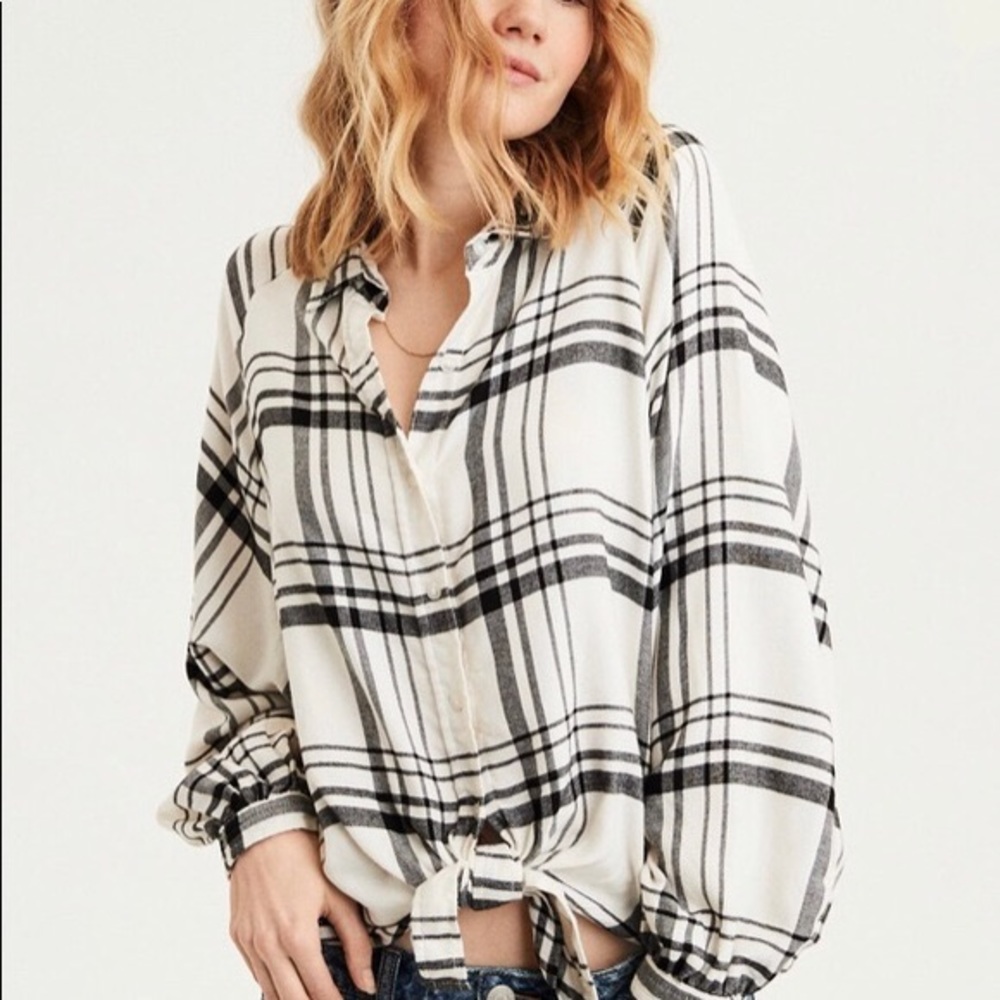 American Eagle Oversized Flannel